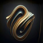 Gold swirl
