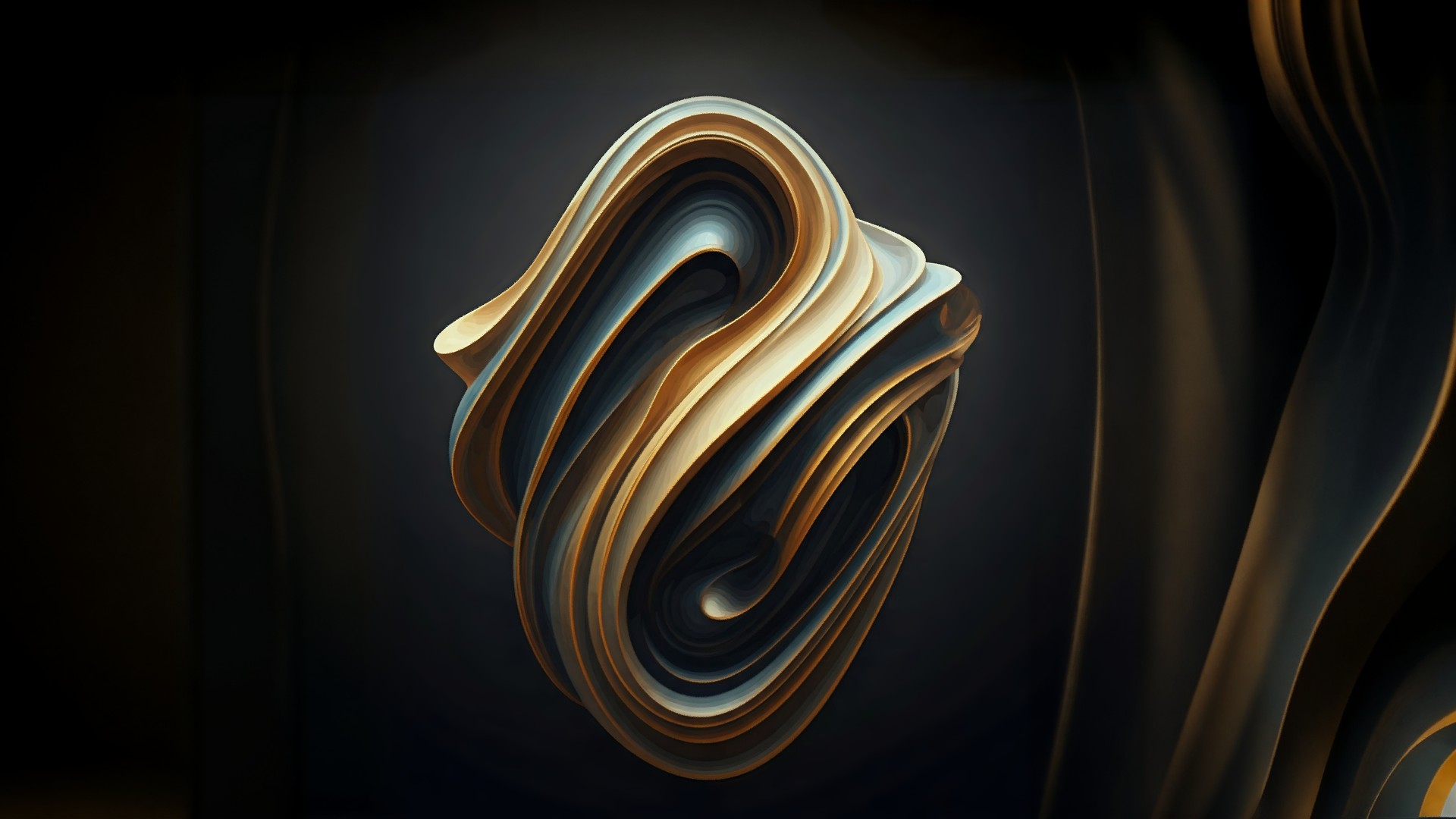 Gold swirl