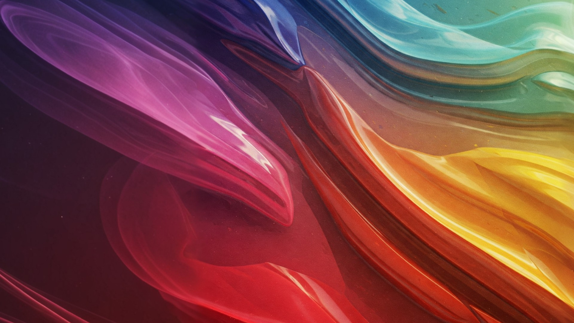Colorful background with a wavy design in the middle of it